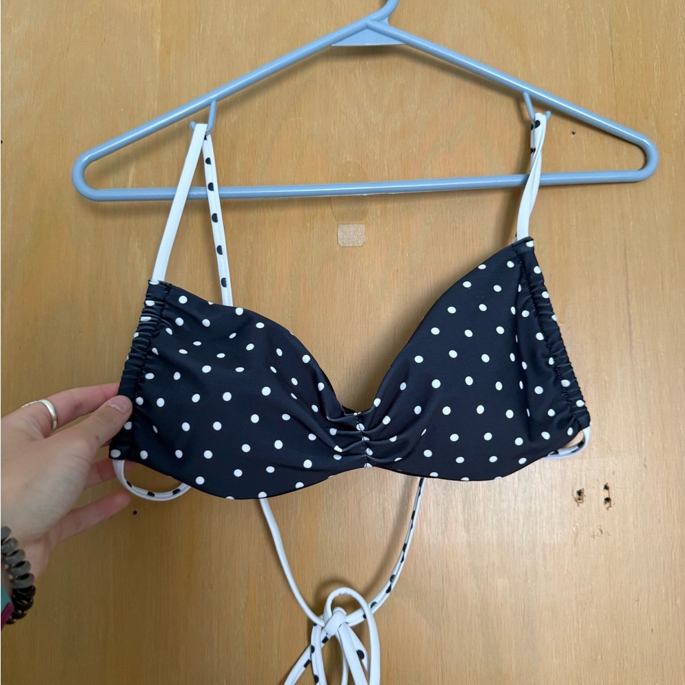 SHEIN Black and White Polka Dot Bikini